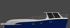 bateau de support pour la plongée in-bord