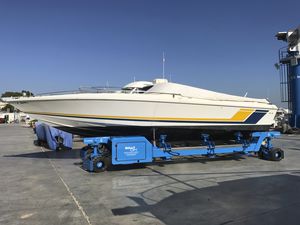 remorque de manutention / pour chantier naval / automotrice / contrôlée à distance