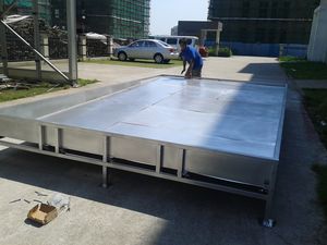 réservoir d'eaux usées / pour chantier naval / souple / en plastique