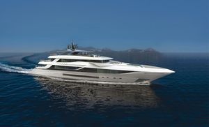 mega-yacht en acier / avec piscine