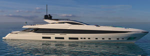 super-yacht de croisière / raised pilothouse / en aluminium / à déplacement