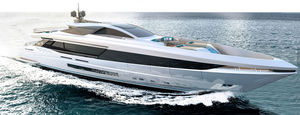 mega-yacht de croisière / à fly fermé / en aluminium / 5 cabines