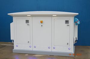 borne avec éclairage intégré / de distribution électrique / pour ponton / en acier inoxydable