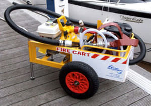 chariot anti-incendie / pour ponton