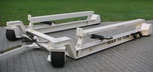 remorque de manutention / pour chantier naval / hydraulique