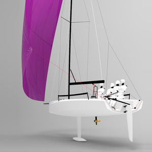monocoque / quillard de sport / de course / cockpit ouvert