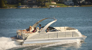 bateau ponton in-bord / tri-tube