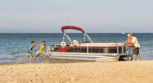 bateau ponton hors-bord / de pêche sportive