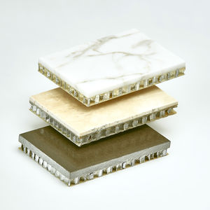 panneau sandwich pour plancher intérieur / fibre de verre / pour pose de pierre naturelle