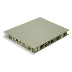 panneau sandwich pour aménagement de navire / pour protection incendie / nid d'abeille en aluminium / aluminium