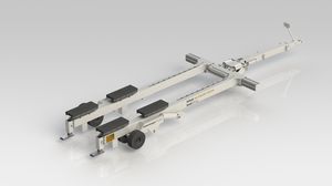 remorque de mise à l'eau / de manutention / pour chantier naval / hydraulique