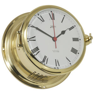 horloge analogique / en laiton / avec sonnette