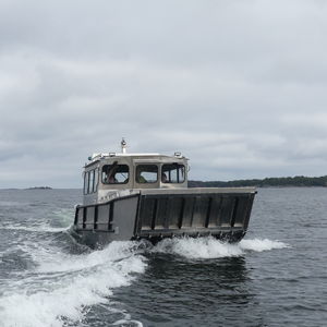 bateau de débarquement / catamaran / hors-bord / en aluminium