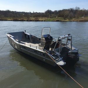 bateau utilitaire / hors-bord / en aluminium