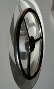 porte pour navire / étanche / en acier inoxydable
