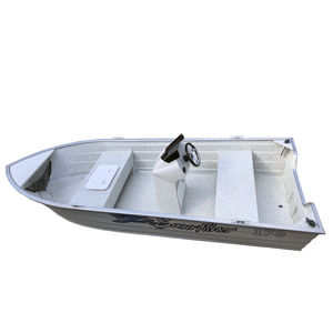 barque en aluminium / hors-bord / open / à console centrale