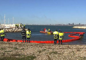 barrage antipollution / flottant / pour eau calme