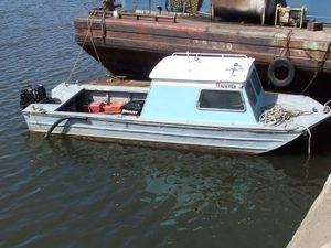bateau de travail polyvalent hors-bord / en aluminium