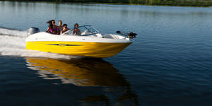 runabout hors-bord / bow-rider / de pêche sportive / max. 8 personnes