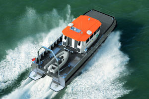 bateau de travail polyvalent catamaran / in-bord