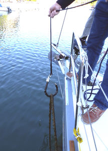 gaffe pour bateau pour pendille