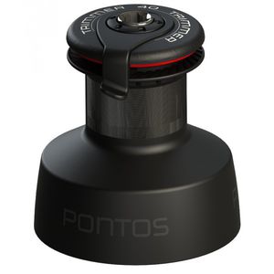 winch pour voilier / self-tailing / en aluminium / 4 vitesses
