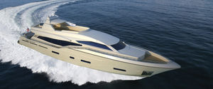 super-yacht de croisière / à fly / coque planante