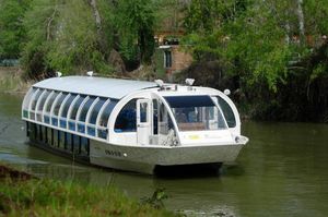 bateau promenade / catamaran / in-bord