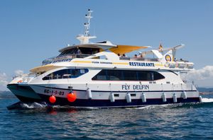 bateau promenade / catamaran / in-bord