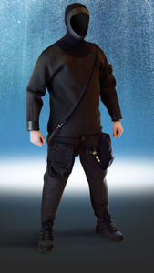 combinaison de plongée / combinaison étanche / deux pièces / à cagoule