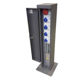 borne de distribution d'eau / de distribution électrique / pour ponton