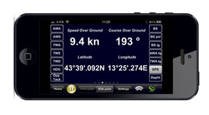 logiciel de navigation / pour voilier / pour smartphone