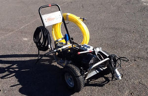 nettoyeur haute pression pour chantier naval / mobile / à moteur électrique / pour carénage à flot