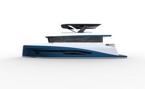 motor-yacht de croisière / trawler / à fly / à déplacement