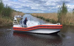 bateau de sauvetage / in-bord / diesel / en aluminium
