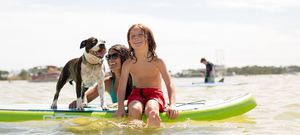 stand-up paddle-board allround / gonflable / pour enfant / en PVC