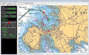 logiciel de navigation / de météo / AIS / pour navire