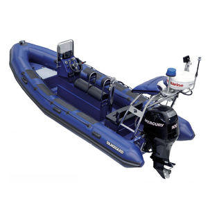 bateau de surveillance / hors-bord / bateau pneumatique semi-rigide