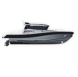 vedette in-bord / diesel / avec timonerie / 6 couchages