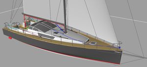 voilier de croisière rapide / de course océanique / cockpit ouvert / 2 ou 3 cabines