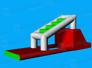 jeu aquatique matelas / mur d'escalade / pont / gonflable