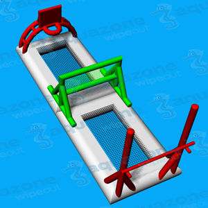 jeu aquatique terrain de volley-ball / but multisports / gonflable / flottant
