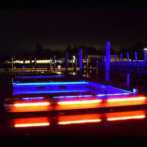 pare-battage pour marina / de ponton / LED RGB