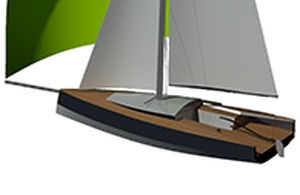 monocoque / de croisière / cockpit ouvert / 1 cabine