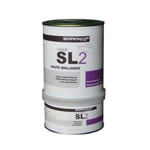 laque bi-composant / en polyuréthane / de finition / brillant