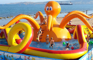 jeu aquatique parc / gonflable