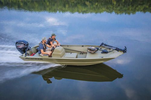 Jon boat hors bord GRIZZLY 1648 SC Fisher open à console