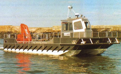 catamaran &agrave; moteur : bateau pour l'aquaculture professionnelle ALN 006 - WAVE WORKER 1500 CLASS  Alnmaritec