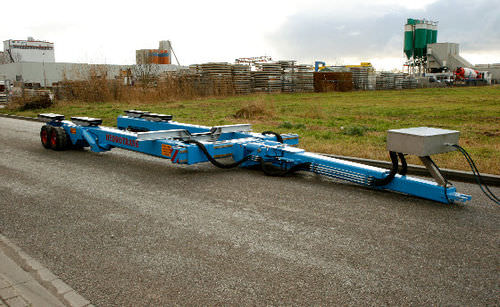 remorque de manutention et de mise &agrave; l'eau de bateau (mise &agrave; l'eau hydraulique) SW25 | 25T Hydrotrans