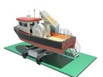 Bossoir pour bateau de travail pour navires NPWD SERIES Noreq